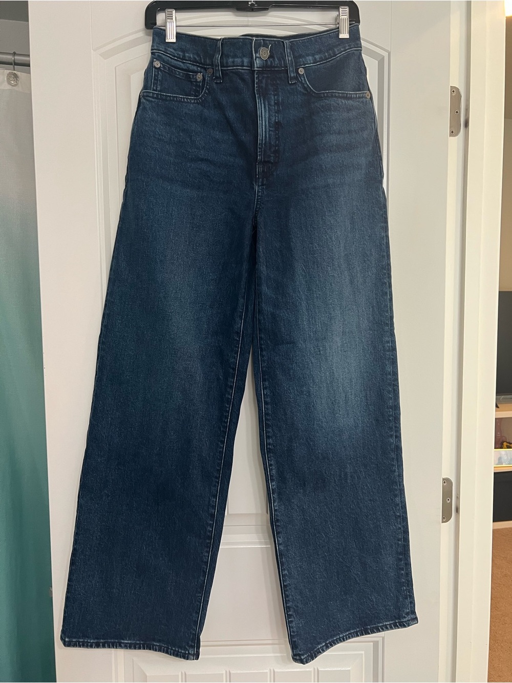 Madewell Wide-Leg Women’s Jeans in Dark Blue